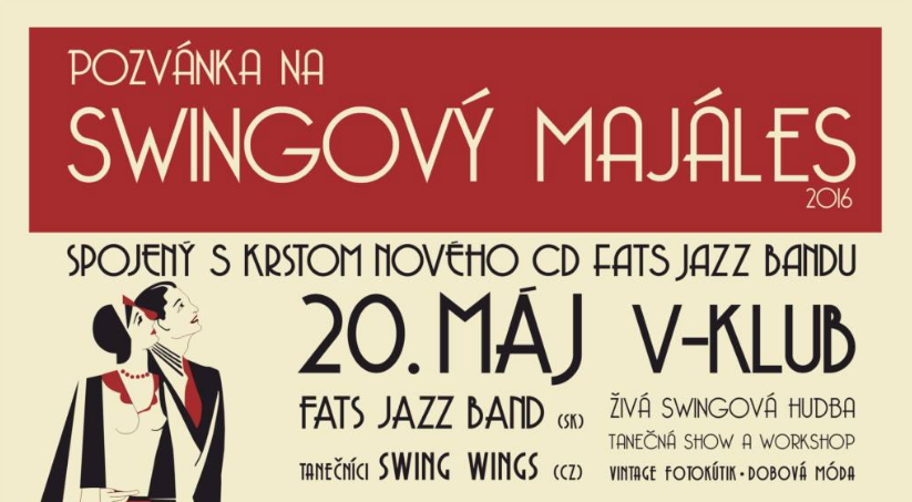Swingový Majáles – 13.mája v Piešťanoch a 20.mája v Bratislave