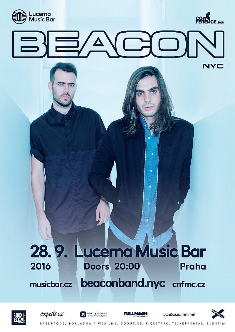 Brooklynské elektronické duo Beacon vystoupí v září poprvé v ČR